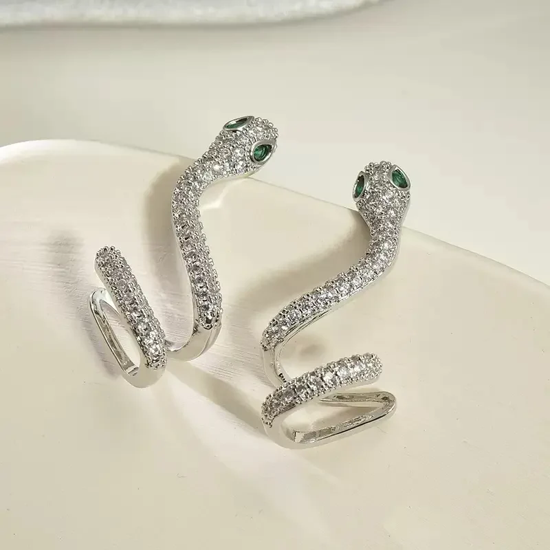 Snake Cuff Earrings - Image 2