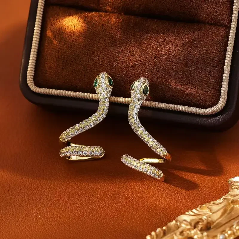 Snake Cuff Earrings - Image 3