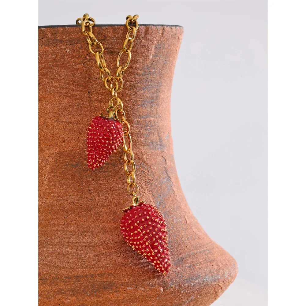Strawberry Blossom Necklace - Image 3