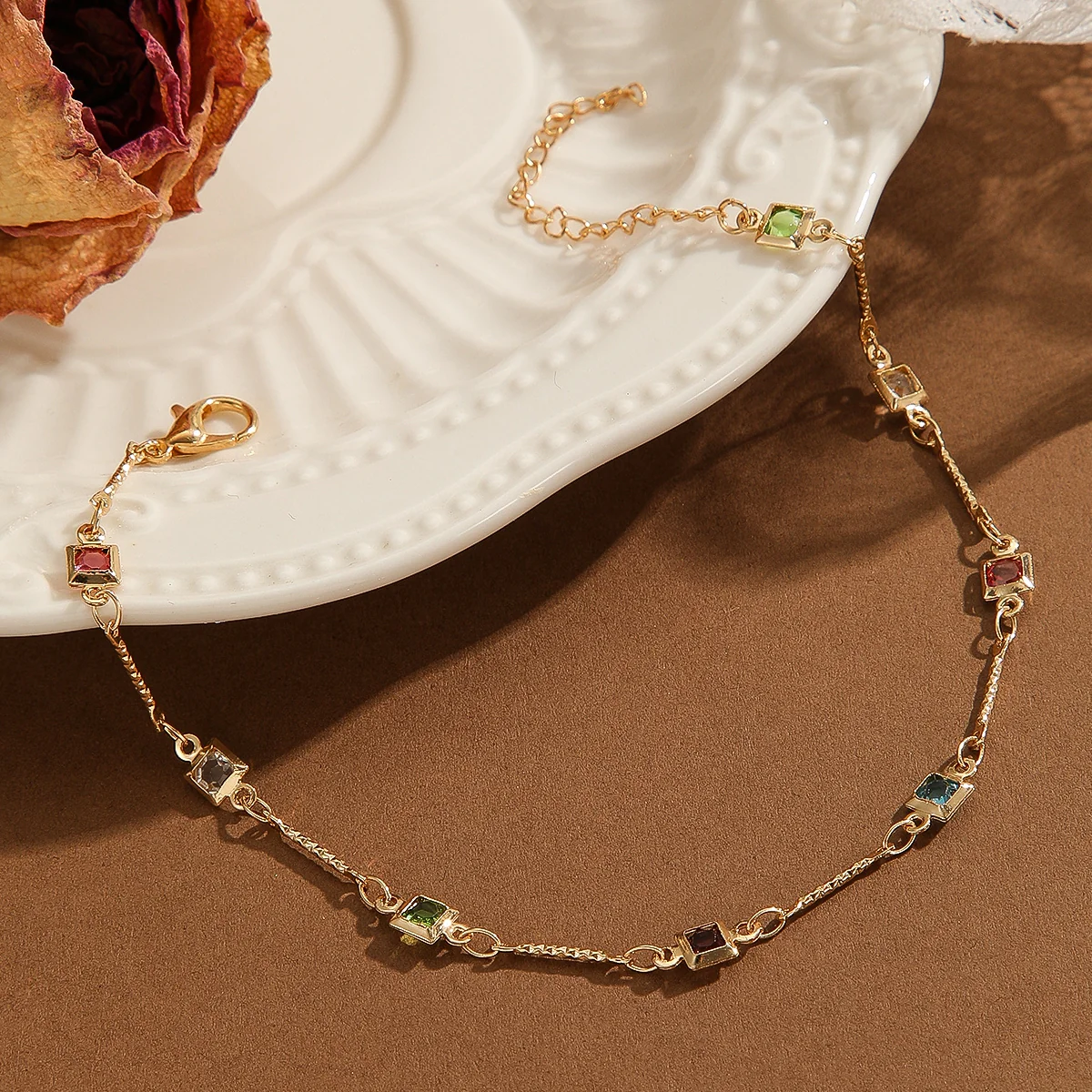 Suntrail Spark Beaded Anklet - Image 2