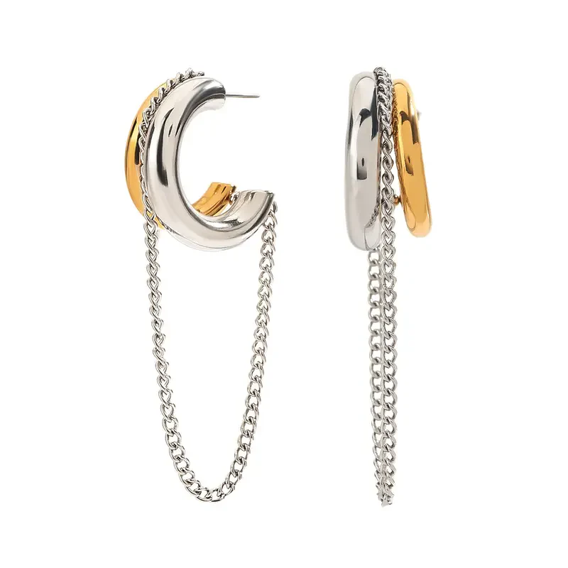 Tassel Hoop Earrings