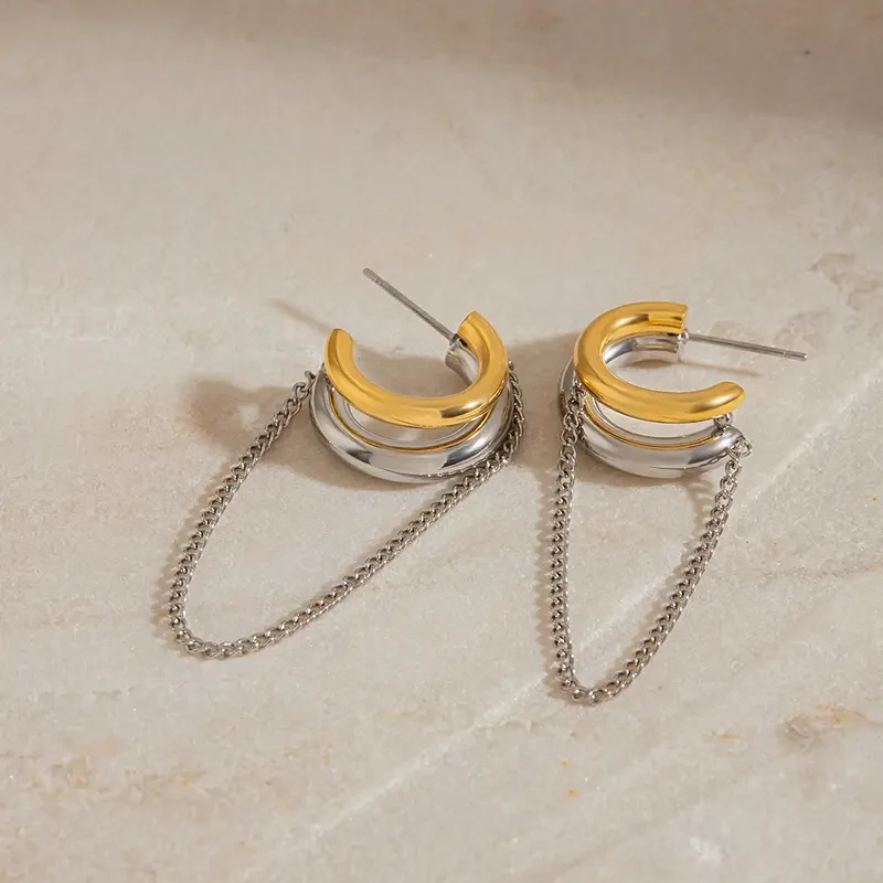 Tassel Hoop Earrings - Image 5