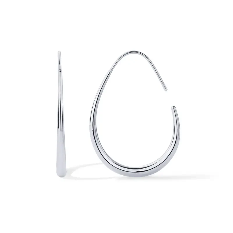 Teardrop Hoop Earring - Image 2