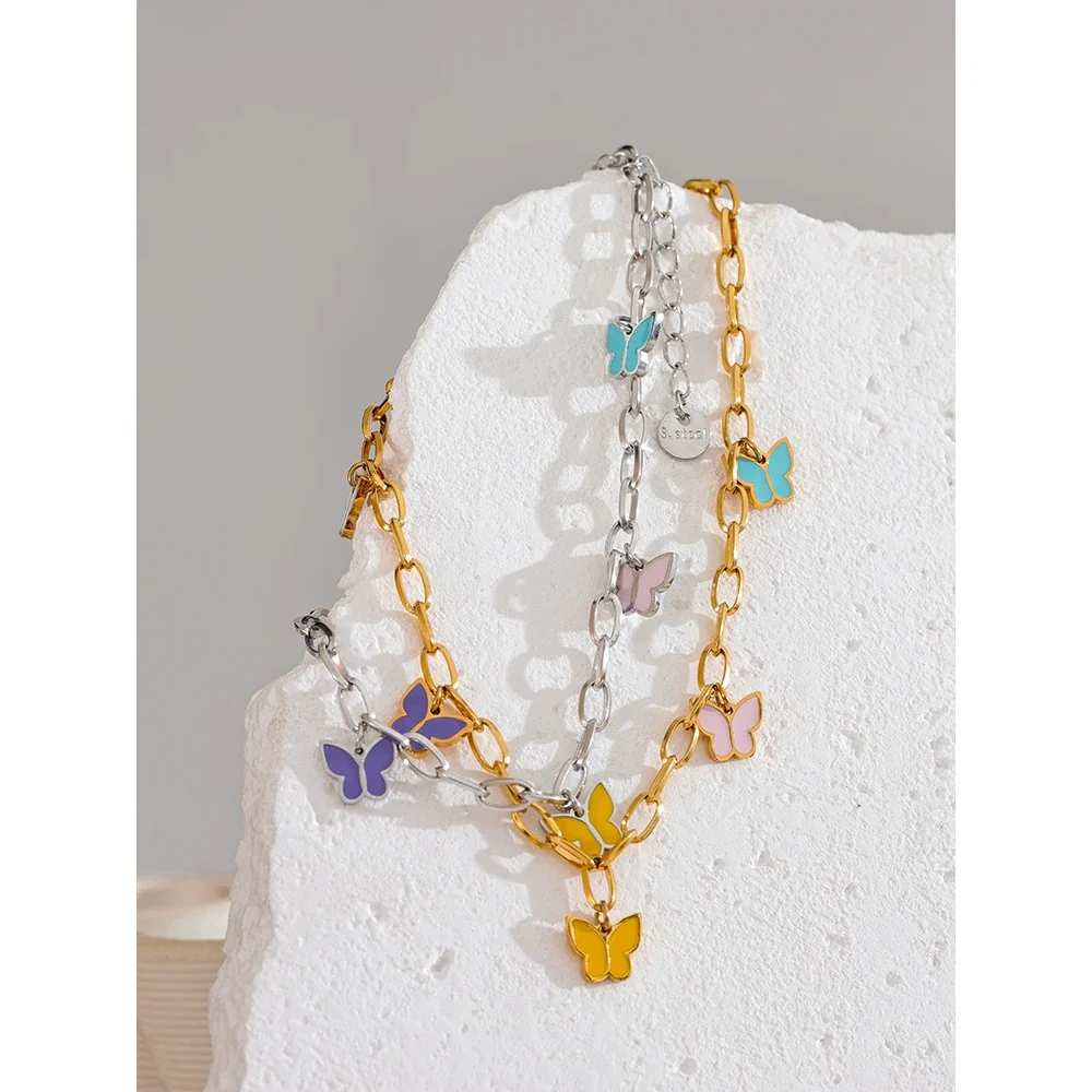 Colorful Butterfly Anklet - Image 6