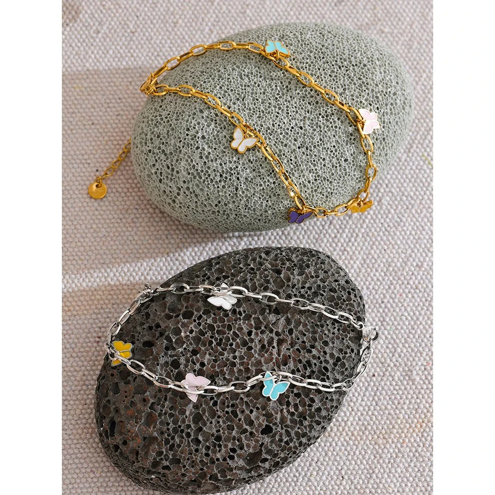 Colorful Butterfly Anklet - Image 7