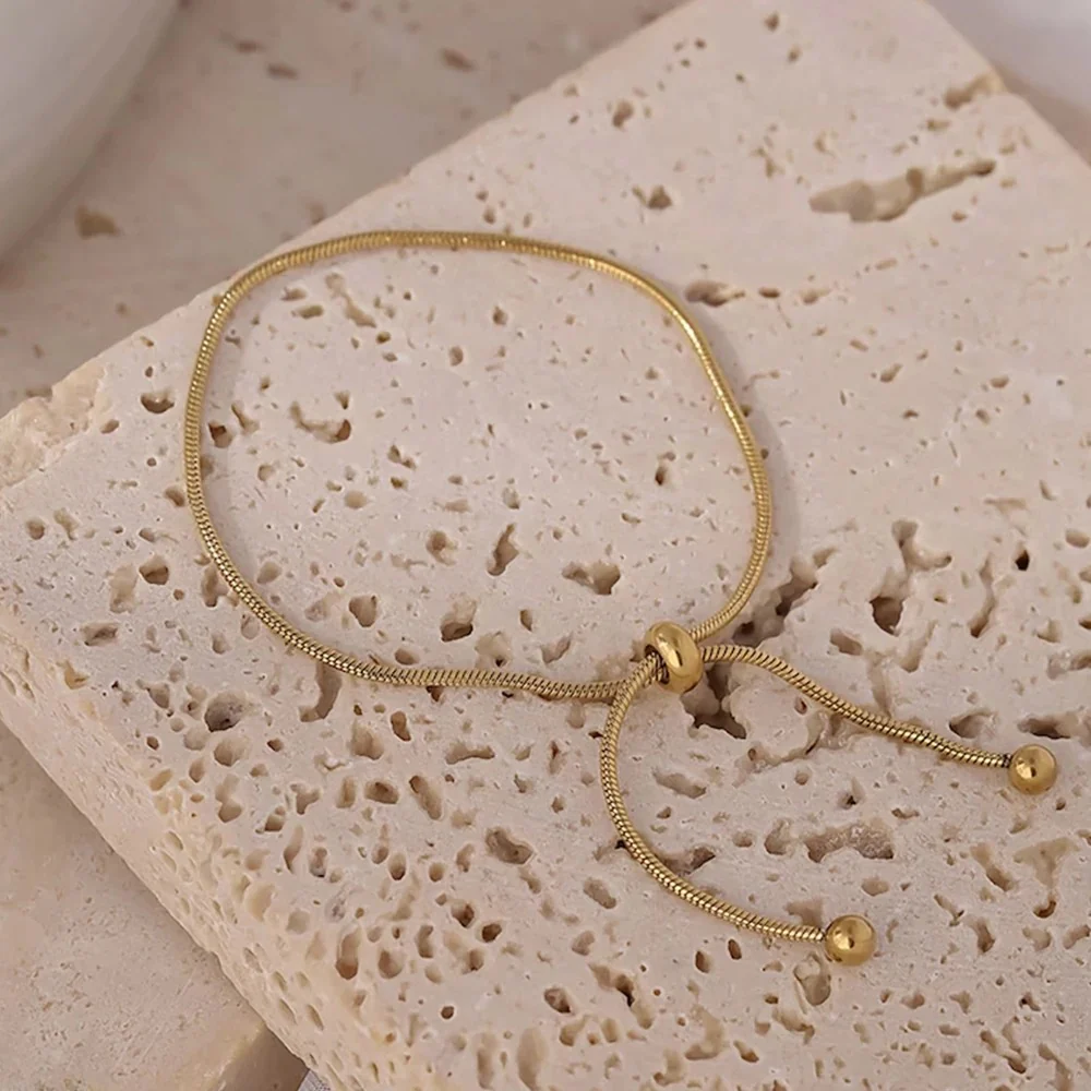 Dainty Adjustable Pull Bracelet - Image 3