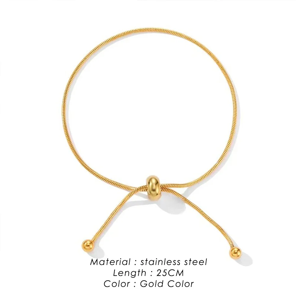 Dainty Adjustable Pull Bracelet - Image 6