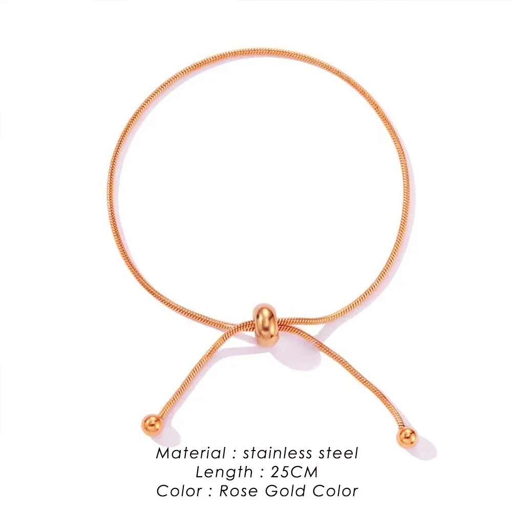 Dainty Adjustable Pull Bracelet - Image 8