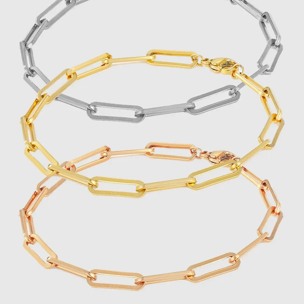 Tiny Paper Clip Bracelet - Image 6