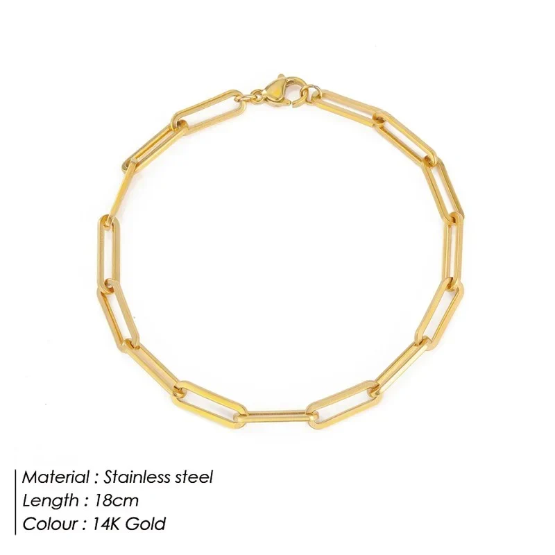 Tiny Paper Clip Bracelet - Image 8