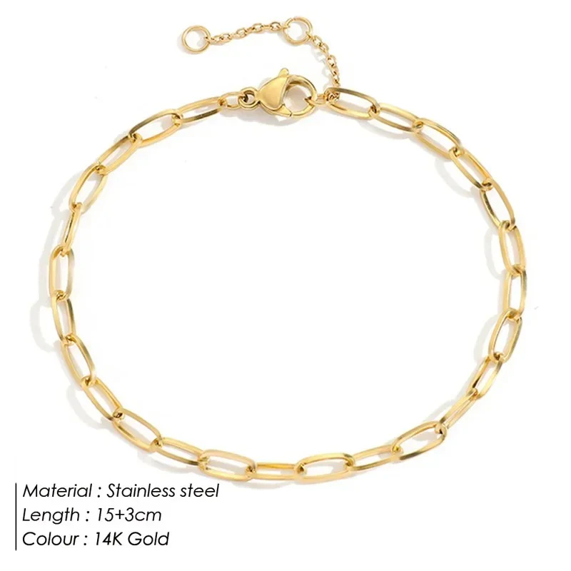 Tiny Paper Clip Bracelet - Image 9