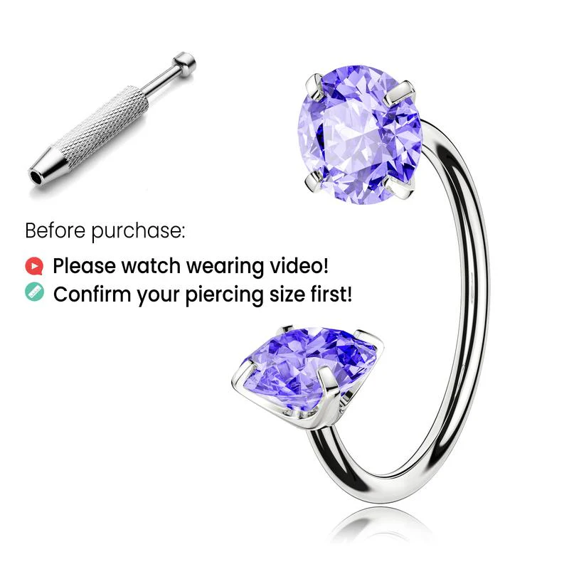 Titanium Horseshoe Nose Ring - Image 13