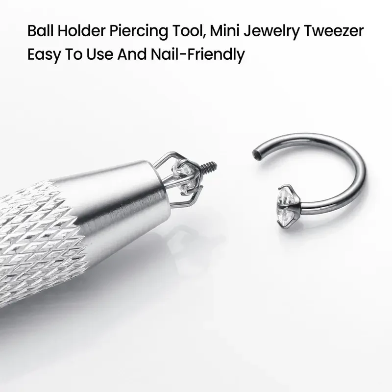 Titanium Horseshoe Nose Ring - Image 8