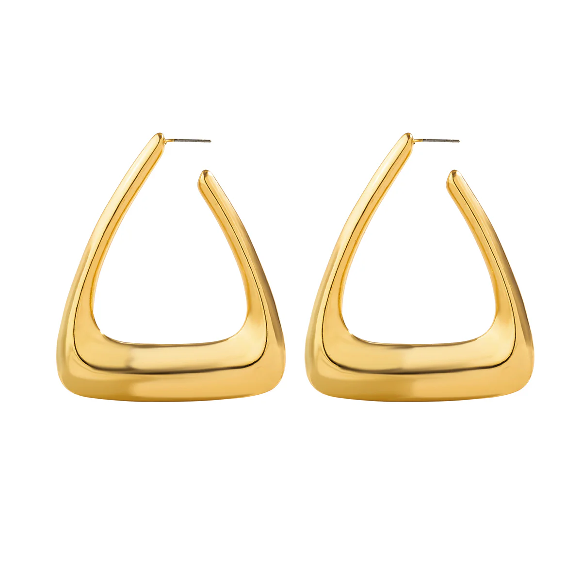 Triangle Stud Earring - Image 3