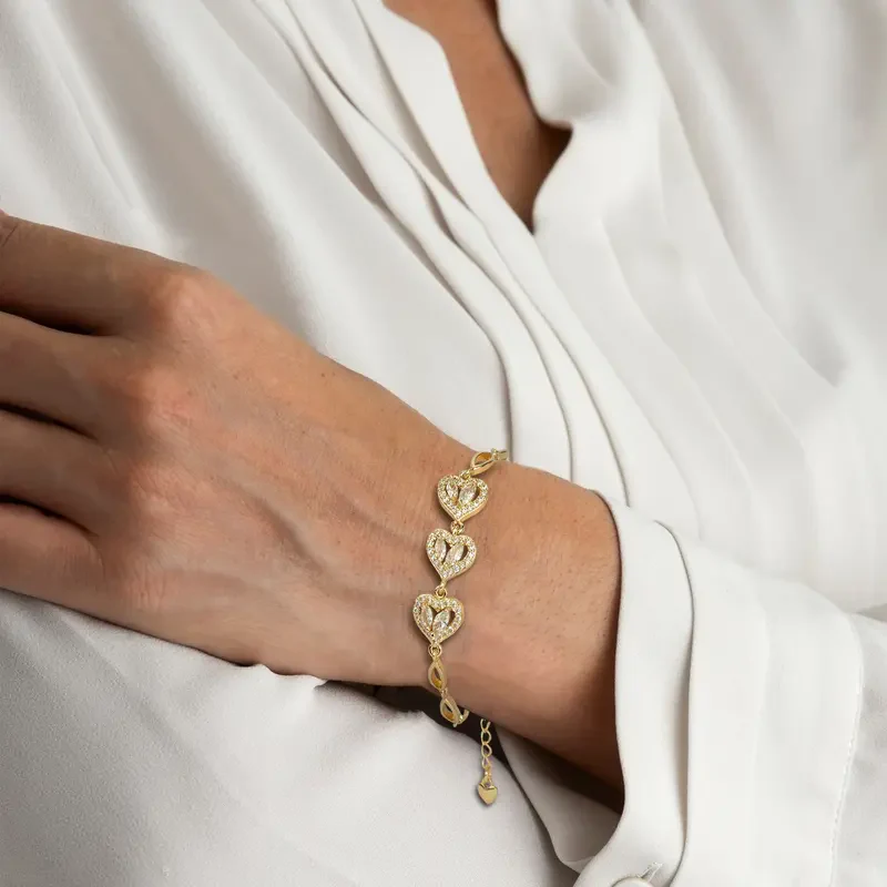 Triple Hearts Bracelet - Image 2