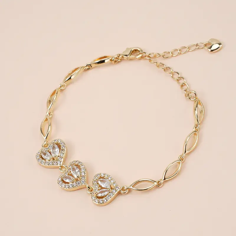 Triple Hearts Bracelet - Image 3