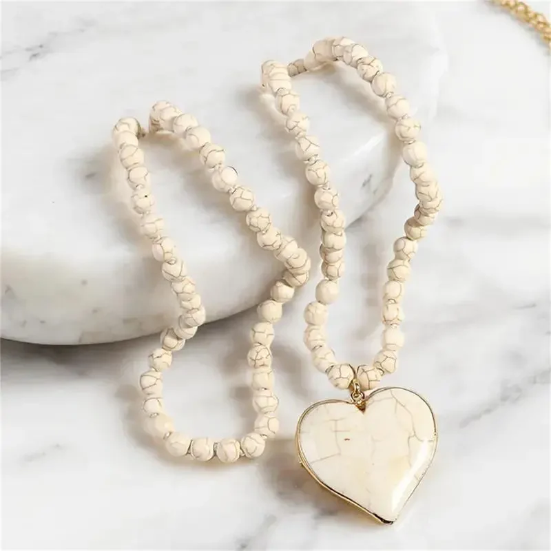 Turquoise Heart Necklace - Image 2
