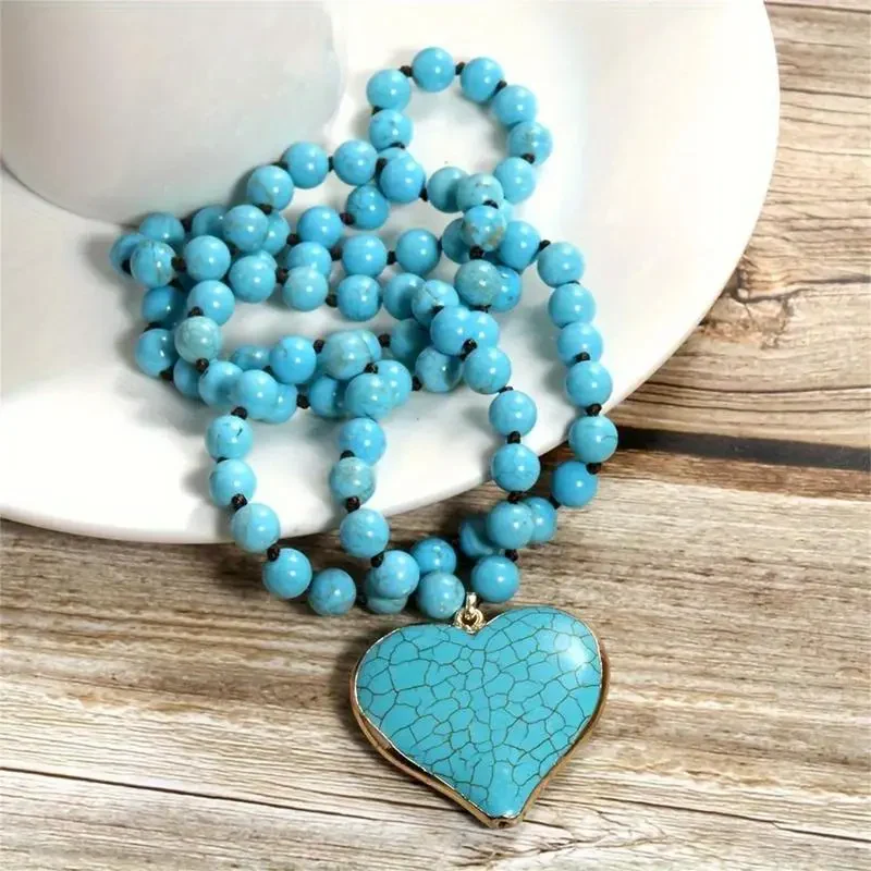 Turquoise Heart Necklace - Image 5