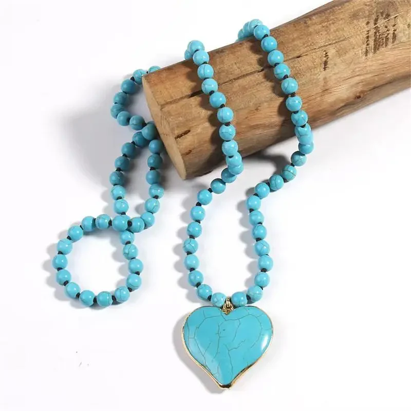 Turquoise Heart Necklace - Image 7