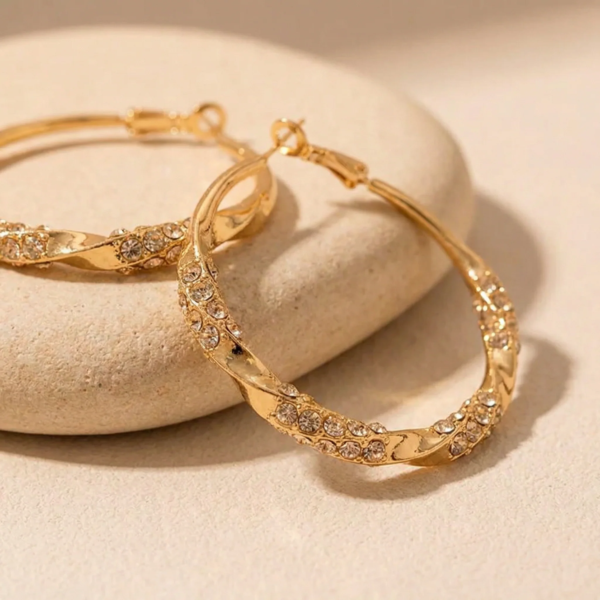 Twisted Hoop Earrings - Image 8
