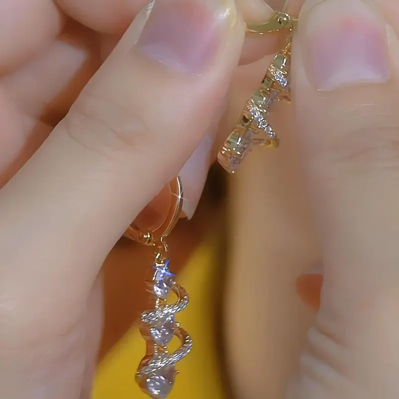 Twisted Tassel Earrings - Image 2