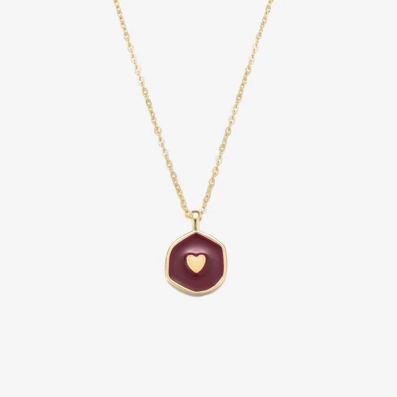 Two Tone Glow Heart Necklace - Image 10