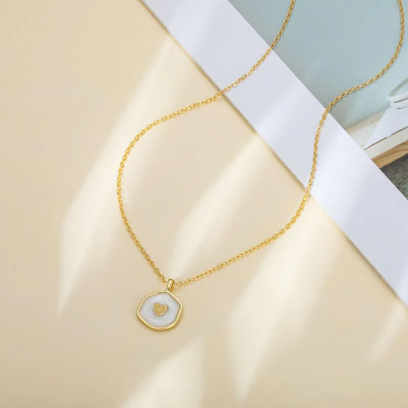 Two Tone Glow Heart Necklace - Image 6