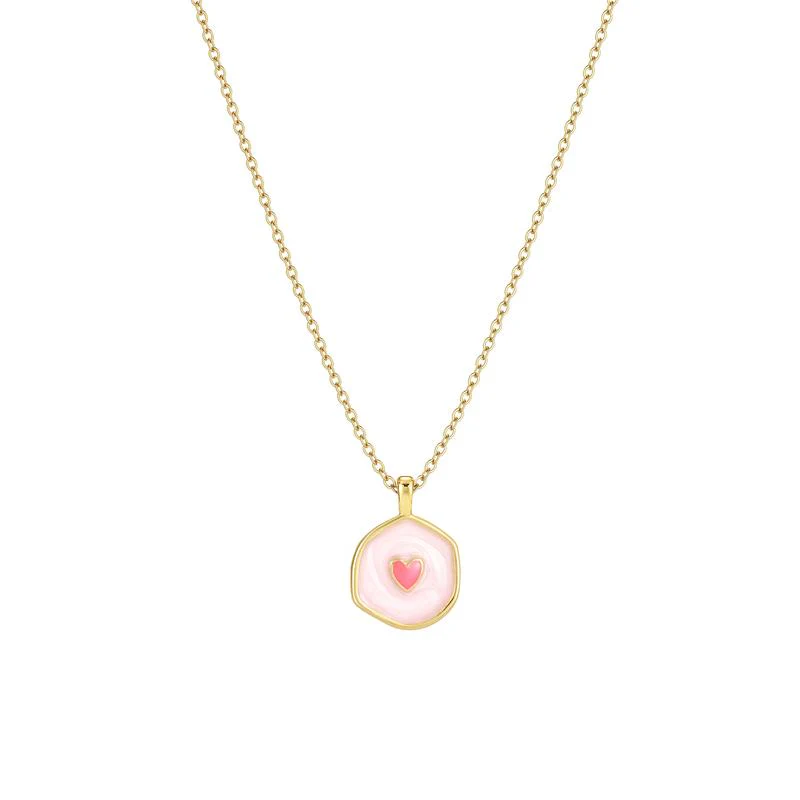 Two Tone Glow Heart Necklace - Image 7