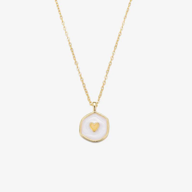 Two Tone Glow Heart Necklace - Image 8
