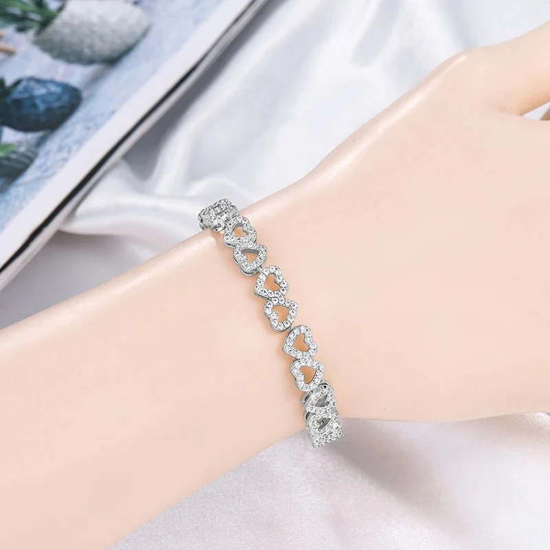 Up And Down Hearts Bracelet - Image 6