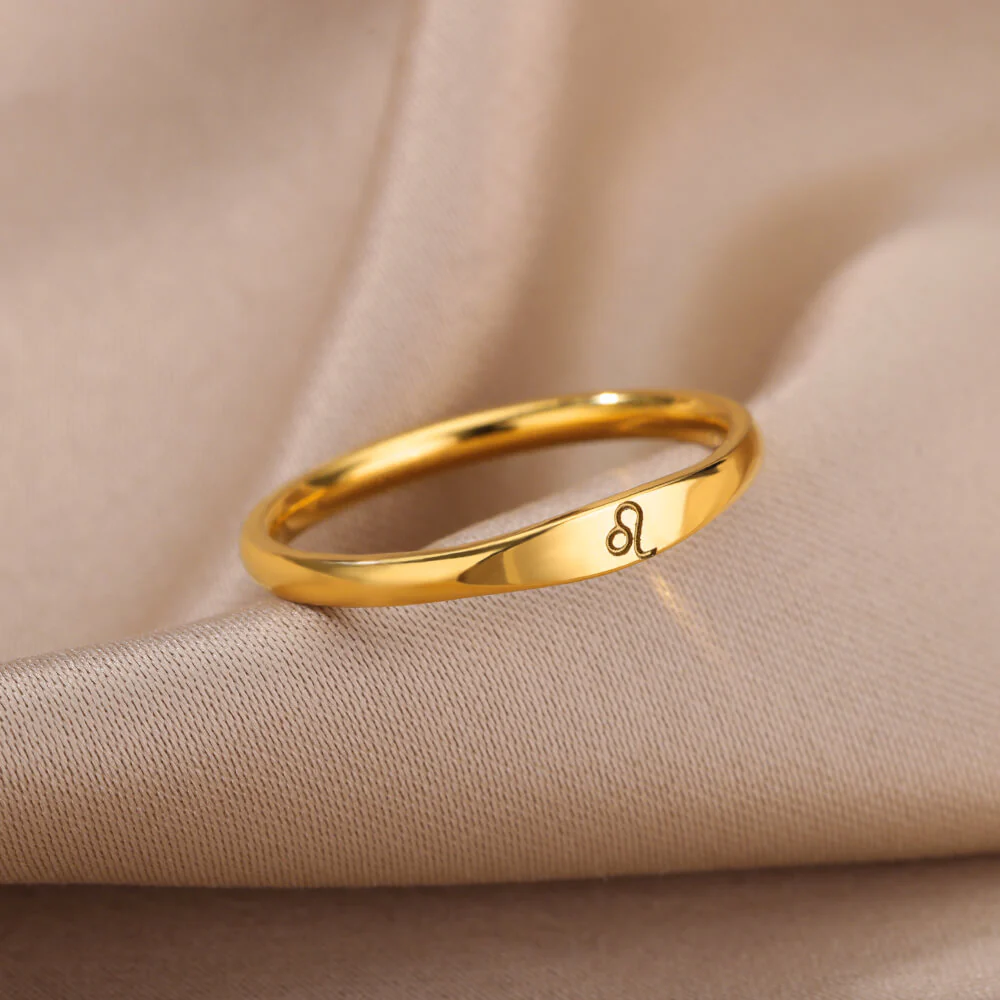 Zodiac Constellation Stainless Steel Ring - Image 14