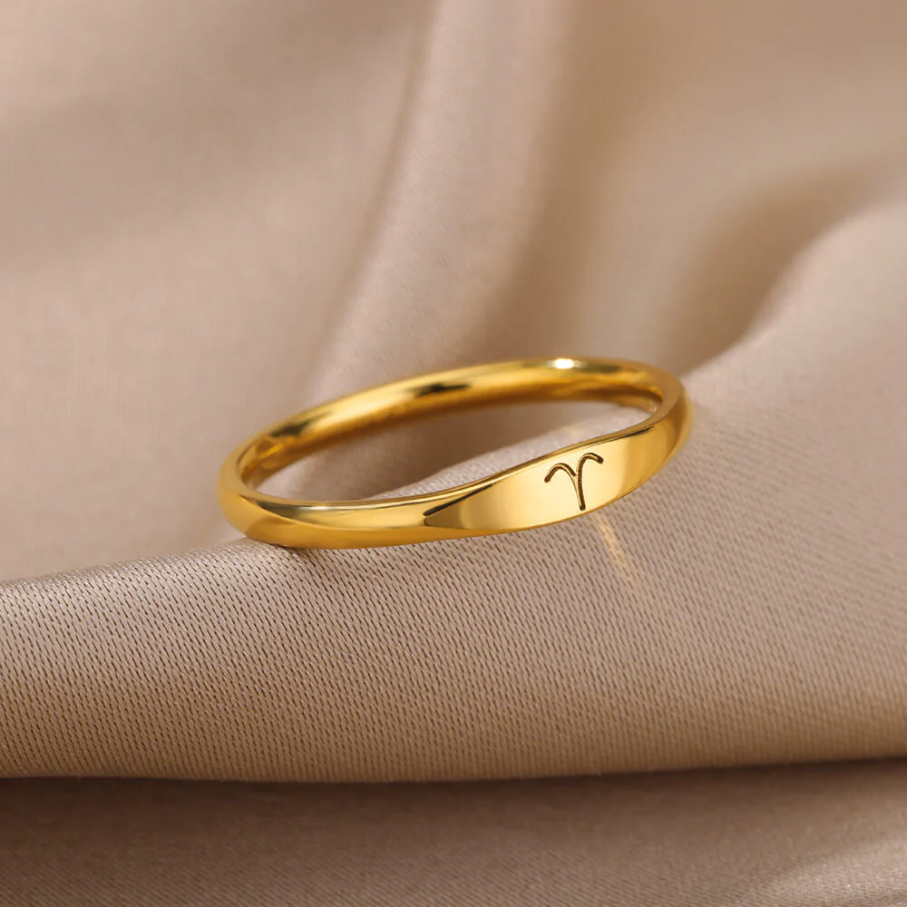Zodiac Constellation Stainless Steel Ring - Image 18