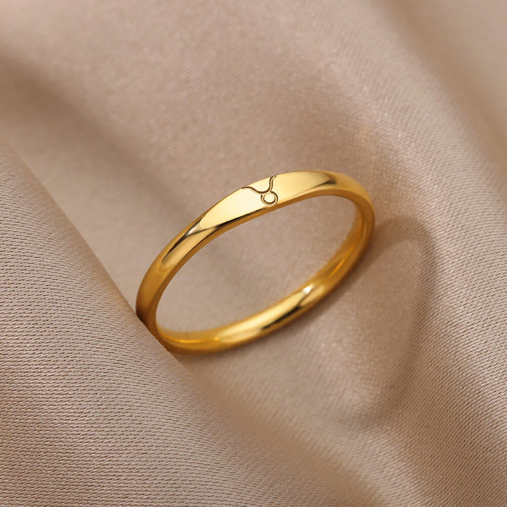 Zodiac Constellation Stainless Steel Ring - Image 8